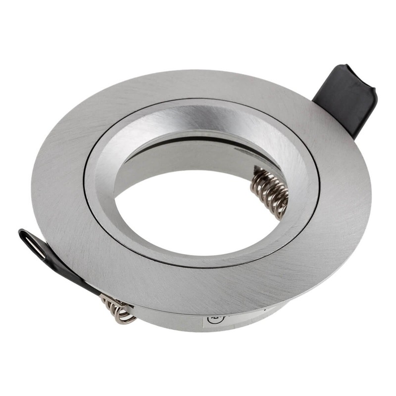 Sebson Recessed Luminaire / Recessed Spotlight, Silver (LED / Halogen)