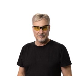 Bifocal Safety Glasses - Safety Glasses with Readers for Healthcare, Woodworkers, Motorcyclists, Workshop - Ansi Z87+ (Yellow, +2.50 Diopter)