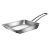 WAGENSTEIGER Stainless Steel Fry Pan, 3-Ply Reinforced Body, Rectangular Omelet