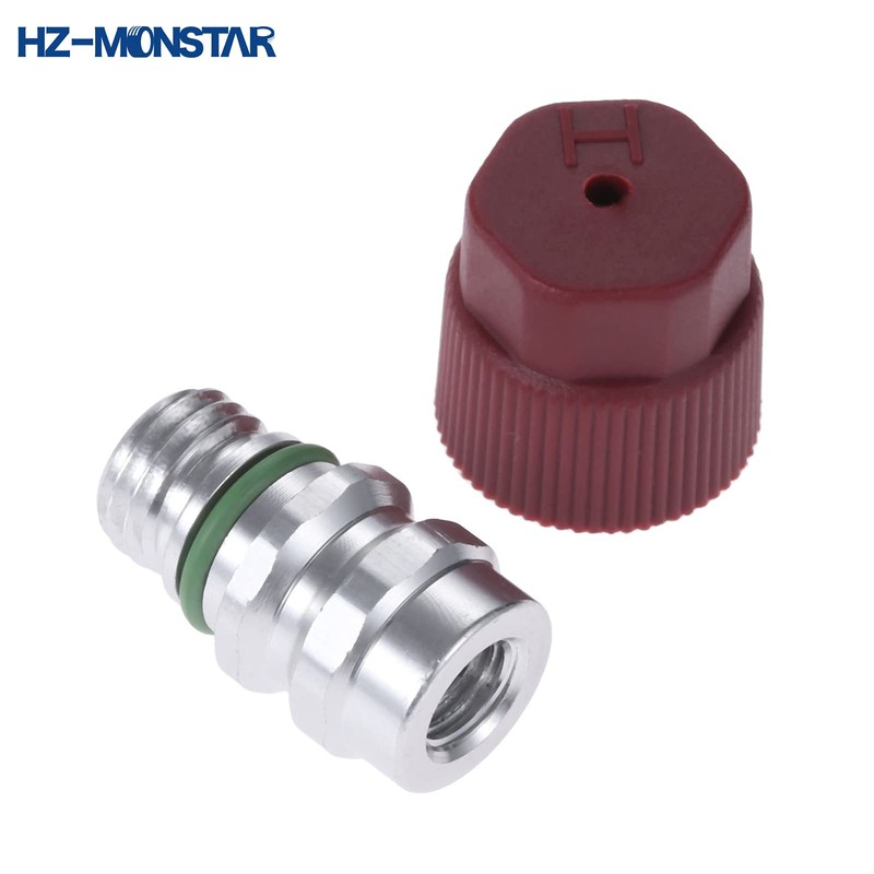 HZ-MONSTAR R12 to R134A Conversion Adapter, Retrofit Quick Adapter, 3/16