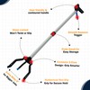3 Claw Grabber Reacher Tool Heavy Duty, 2025 Updated 32"