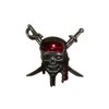 1x Pirate Plus 1x Black Pearl Edition Metal Emblem Sticker
