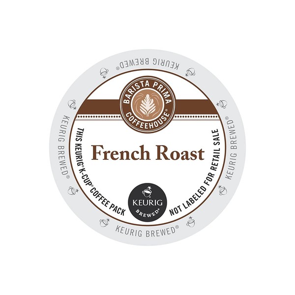 Barista Prima Coffee House French Roast Darkest Roast Coffee 24 K-Cups 96 count