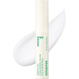 [Japanese Eye cream] innisfree Green Tea Hyaluronic Eye   Face Ball, 0.3 fl oz (10 ml) (Genuine), Eye Care, Moisturizer, Eye Serum, Moisturizing, Drying, Korean Cosmetics, Skin