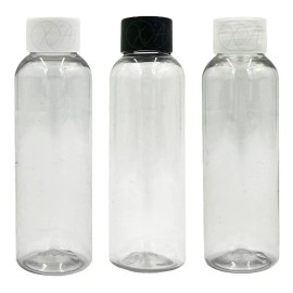 Xena 50 Envases Botella 60 Ml Tapa Rosca Blanca, Negra Y Natural