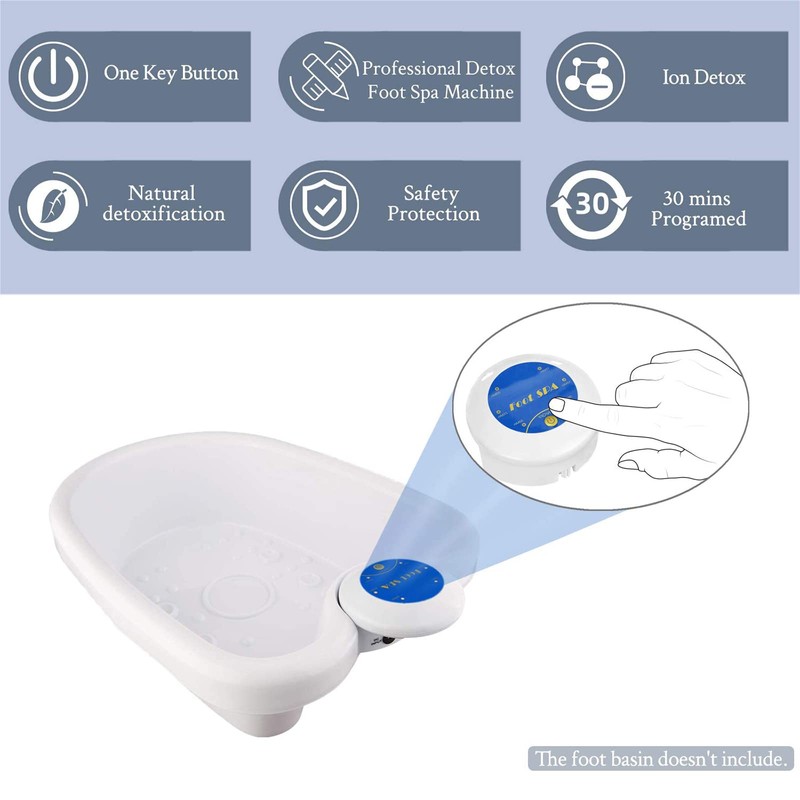 LeCaung Ionic Foot Bath Detox Machine, Portable Ionic Detox Foot