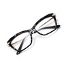 FEISEDY Crystal Cat Eye Reading Glasses Blue Light Blocking Reader