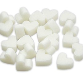 Florex Schafmilchseife Mini Mini Heart Pack of 50 Snow Rose White Soap Guest Gift