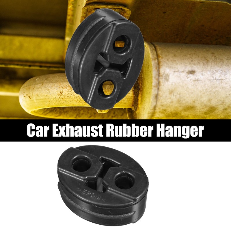 X AUTOHAUX Car 13mm 2 Holes Muffler Exhaust Hanger Bushing