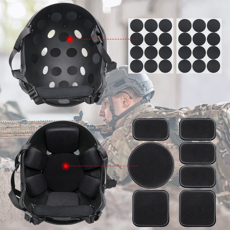 AOUTACC Universal Airsoft Helmet Padding,Helmet Replacement Foam Padding Kits Set,Helmet