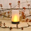 LumaBase Battery Operated Flame Effect LED Light, Amber, 63001