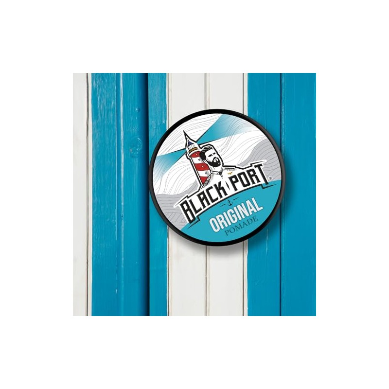 BlackPort - Pomada para Peinado de Cabello y Barba con