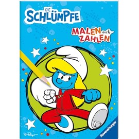 Die Schlümpfe - Malen nach Zahlen ab 5