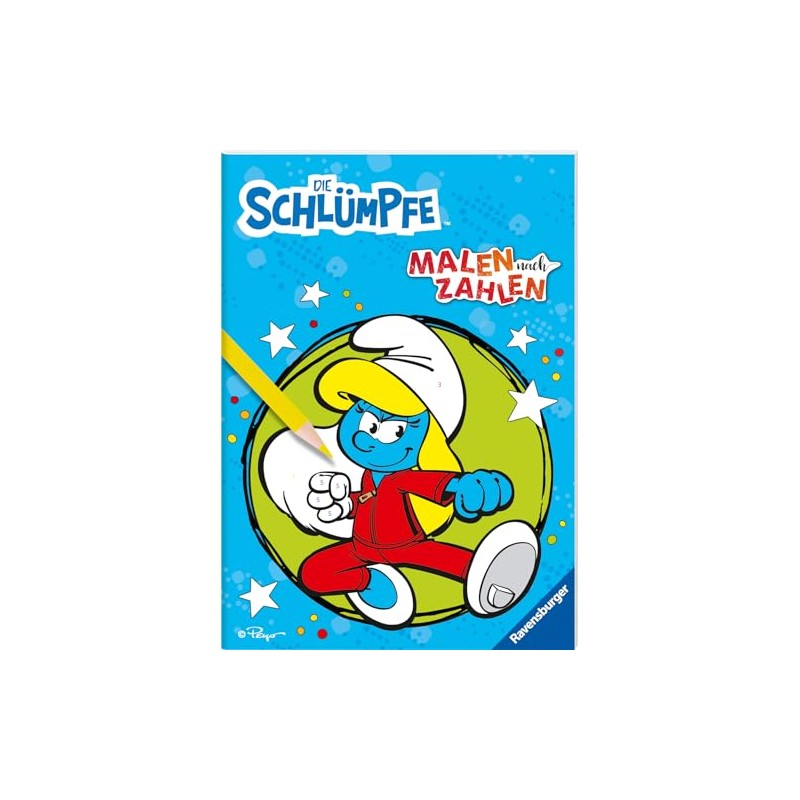 Die Schlümpfe - Malen nach Zahlen ab 5