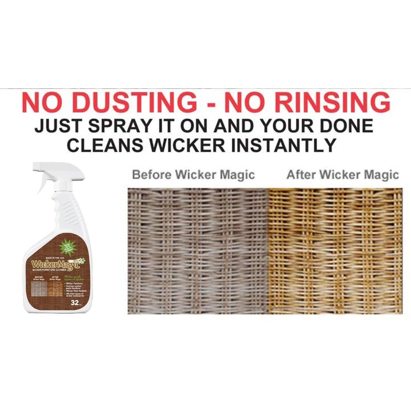 SCREEN MAGIC WM32T Wicker Magic Cleaner Trigger Sprayer 2 Pack