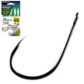 Owner CUTTING POINT SSW STRAIGHT EYE BAIT HOOKS model 5180 - #5/0 5pcs