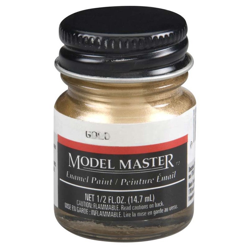 Testor Corp. Gold 1/2 oz Enamel Paint Bottle