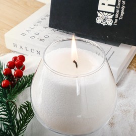 UROVIBOSCR Candle Sand - 21 Oz Pearled Candle- Long-Burning Candle Sand with Wick 40 Set for Pearled Candle Wax