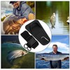 Black Professional Lightweight Adjustable Fishing Rod Holder Waist Belt Strap