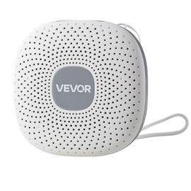 VEVOR Sound Machine, 21 Soothing Sleep Sounds, 3-in-1 Portable and Hangable White Noise Sound Machine with Auto-Off Timer, Soft Ring Light and Memory Function, for Baby, Adults, Home, Office & Travel