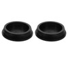 sourcing map 2 Pcs Black Plug Holes, Waterproof Rubber Button