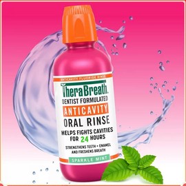 TheraBreath Anticavity Fluoride Mouthwash - Sparkle Mint:_3 fl oz