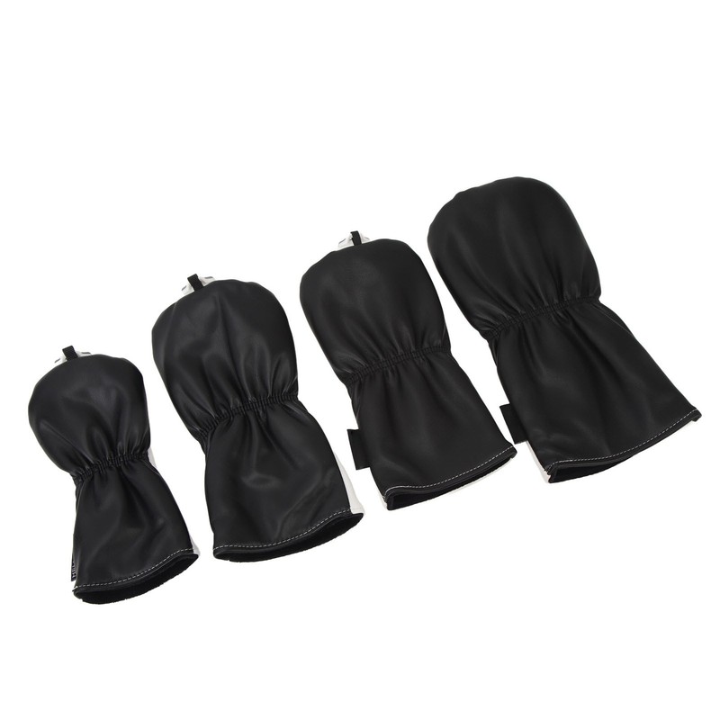 Golf Club Head Cover Waterproof PU Golf Club Covers Set