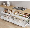 Seinloes 4 Pack Pull out Cabinet Organizer 21" Deep With
