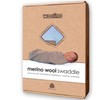 Woolino Newborn Swaddle Blanket, 100% Superfine Merino Wool, for Babies