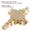 Sensor Adapter Distributor Oil Pressure Temperature Connector 1/8in‑27 NPT 1/4in‑18