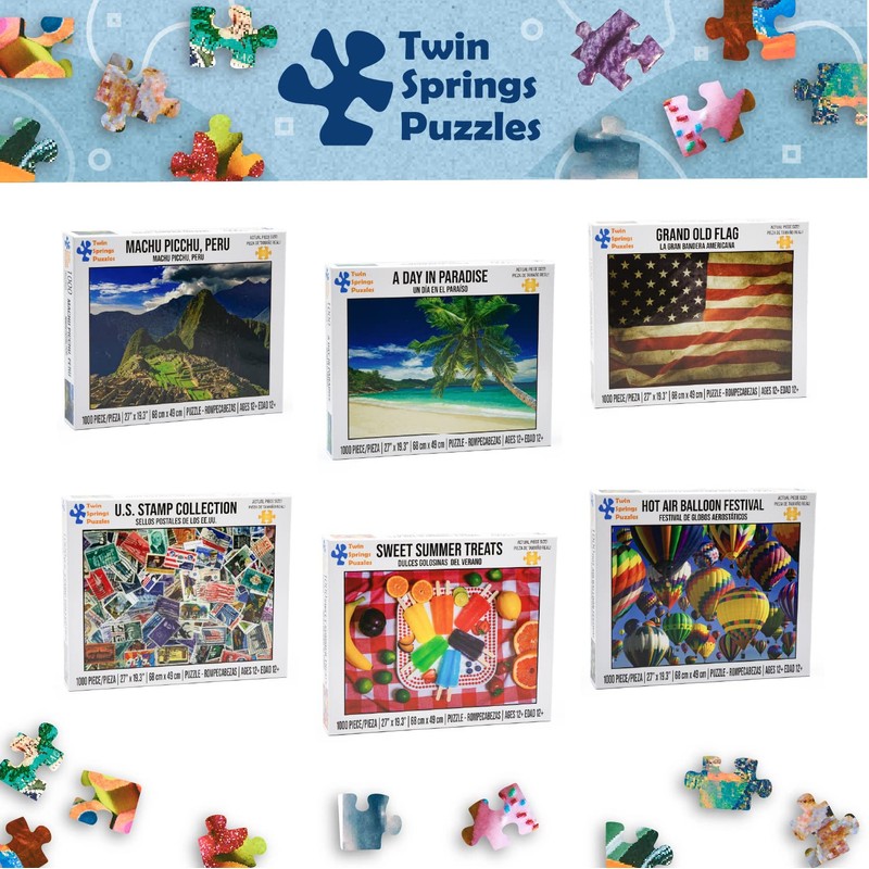 Twin Spring Goods 1000 Piece Jigsaw Puzzle, Colored Pencils, 1,000