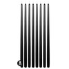 Hyoola Tall Taper Candles - 20 Inch Black Unscented Dripless