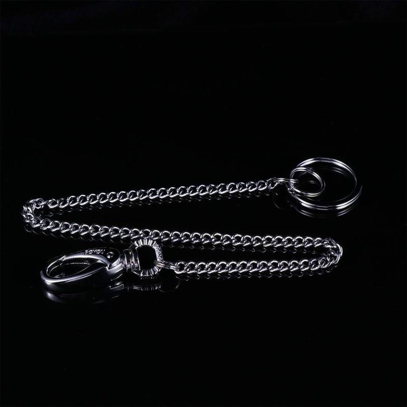 Cadena Para Llaves De Hombre Con Diseño Creativo Larga Y