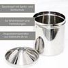 Kerafactum Elegant container made of stainless steel for tasting wine,