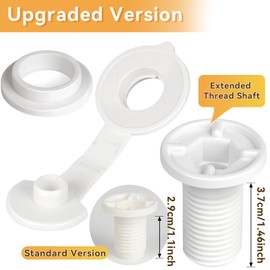 1.5" Shaft Length Drain Plug Assembly Replacement for Coleman Cooler, Drain Plug for Coleman Xtreme Coolers 50 qt, 58 qt, 82 qt, Also Fits Most Cooler Parts Including Rubbermaid