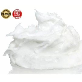 HalalEveryDay Foaming Bath Butter Whipped - 100% Pure Premium Quality Scrub Skin Body DIY Bulk - 8 oz.