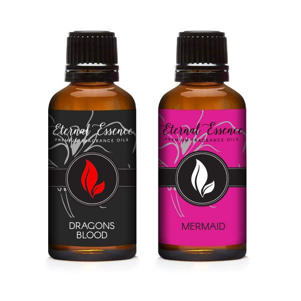 30ML - Pair (2) - Dragons Blood & Mermaid - Premium Fragrance Oil Pair - 30ML