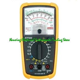 KIT 호환 KIT KT7244 아날로그 멀티미터 전류/저항/버저 포함 Compatibility KIT KT7244 Analog Multimeter Current/Resistance/Buzzer Included [01 KT7244]