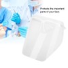 MUNEFE Transparent Face Mask, Dental Protective Face Mask, Removable Face