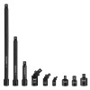 WORKPRO 9PCS Socket Accessory Set Chrome Vanadium Steel w/Black Phosphate