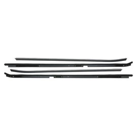 Inner & Outer Window Sweep Felts Seals Weatherstrip 4 Piece Kit Set for Buick