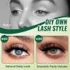 Kiyoulash 키요울래쉬 클러스터 3D 이펙트 속눈썹 280pcs 80D Curl 9-18MIX
