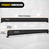 Nilight LED Light Bar Cover 52 Inches Black Nylon Protective