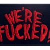 EmbTao We are F*cked Funny Patch Biker Badge Embroidered Applique