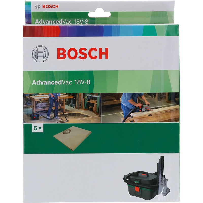 Bosch ADVAC118 Paper Bag, Brown 2609256F68