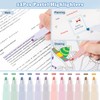 MoKo 60Pcs Aesthetic School Supplies with Cute Pencil Case,12 Pastel