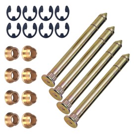 Merdege Pack of 4 Door Hinge Pin, Vehicle Repair Pin Replacements Accessories, Compatible with Ford F150 F250 F350 (Gold)