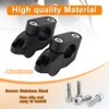 REARACE 7/8" 22mm Handlebar Risers Extension Mount Clamp for ATV/Dirt