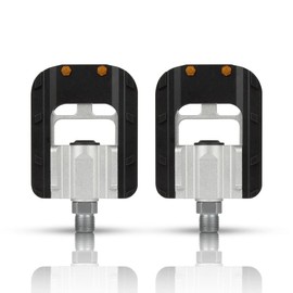 Folding Bicycle Pedals Aluminium with Reflectors - for All Bike Types, Trekking Bike, E-Bike, Touring Bike, City Bike, MTB - Comfort Pedals