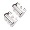 Mipcase 2Pcs Self Closing Door Hinge, Stainless Steel Spring Hinges